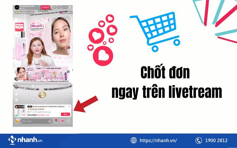 Chốt đơn nhanh chóng và minh bạch